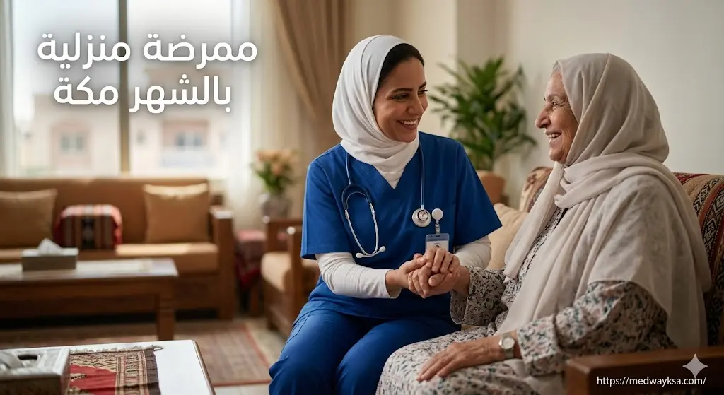 ممرضة منزلية بالشهر مكة: رعاية صحية متكاملة داخل منزلك